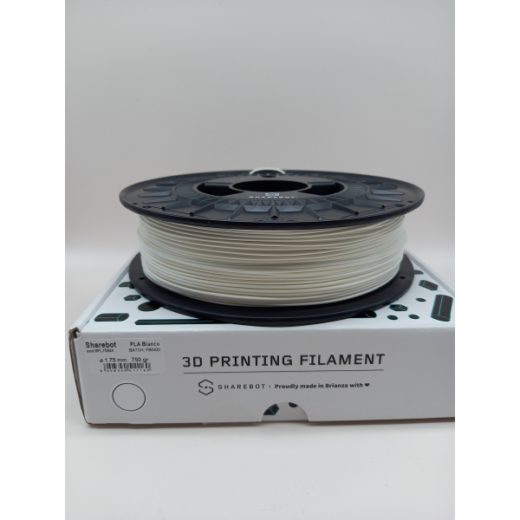 FILAMENT SHAREBOT PLA 1.75 MM BLANC 0.750KG