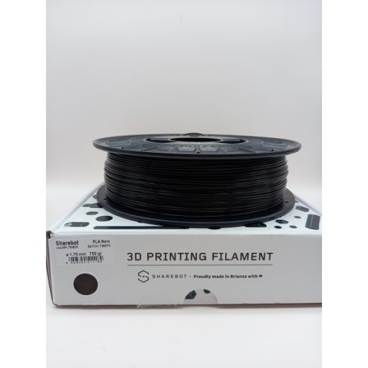 FILAMENT SHAREBOT PLA 1.75 MM NOIR 0.750KG