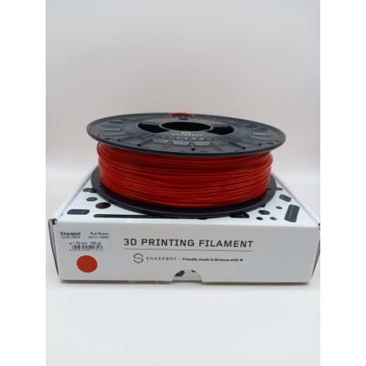 FILAMENT SHAREBOT PLA ROUGE 1.75 MM 0.750KG